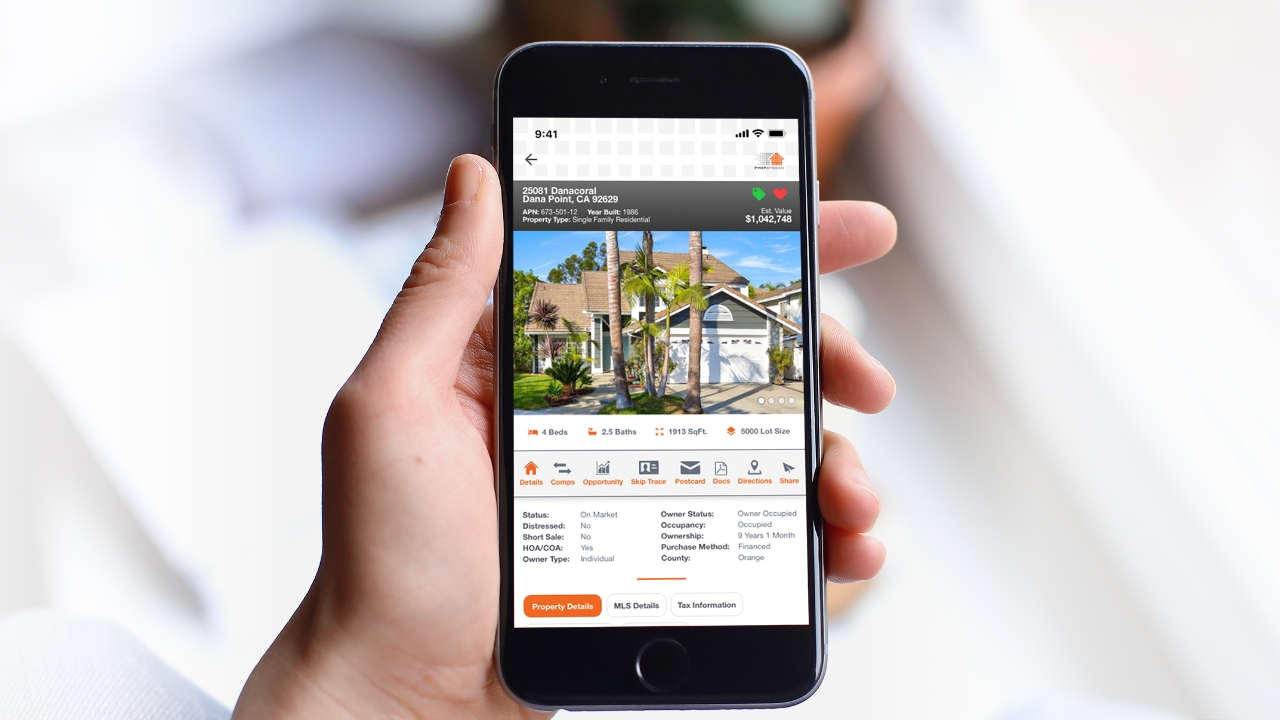 Drive for Dollars with PropStream’s Mobile App