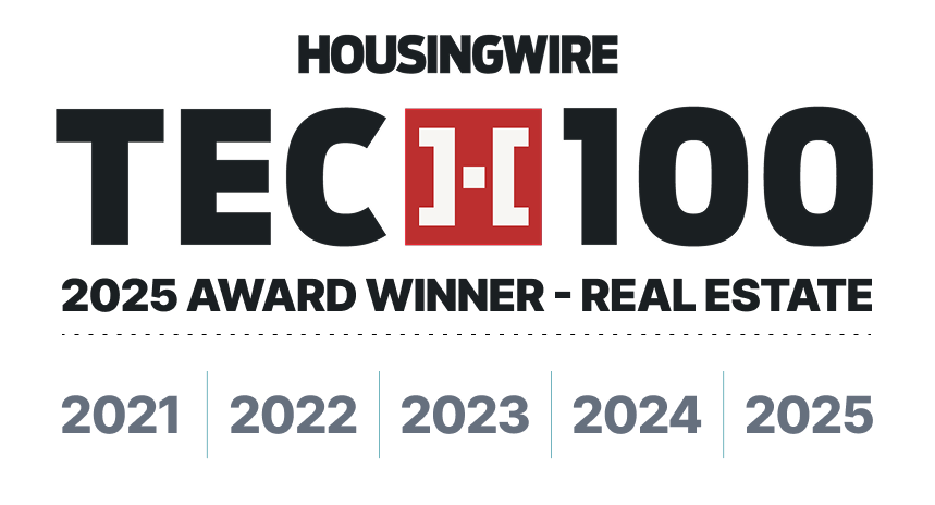 Housingwire Tech 100 2025 Award Winner